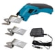thumbnail image 4 of Advancent Tijeras eléctricas para tela con 2 cuchillas azules, opciones de corte versátiles, tijeras de coser eléctricas inalámbricas Electrodomésticos, 4 of 6