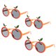 thumbnail image 3 of BRIGHTFUFU Gafas de fiesta de cumpleaños de 4pcs en la playa hawaianas anteojos hawaianos con gafas hawaianas, 3 of 8