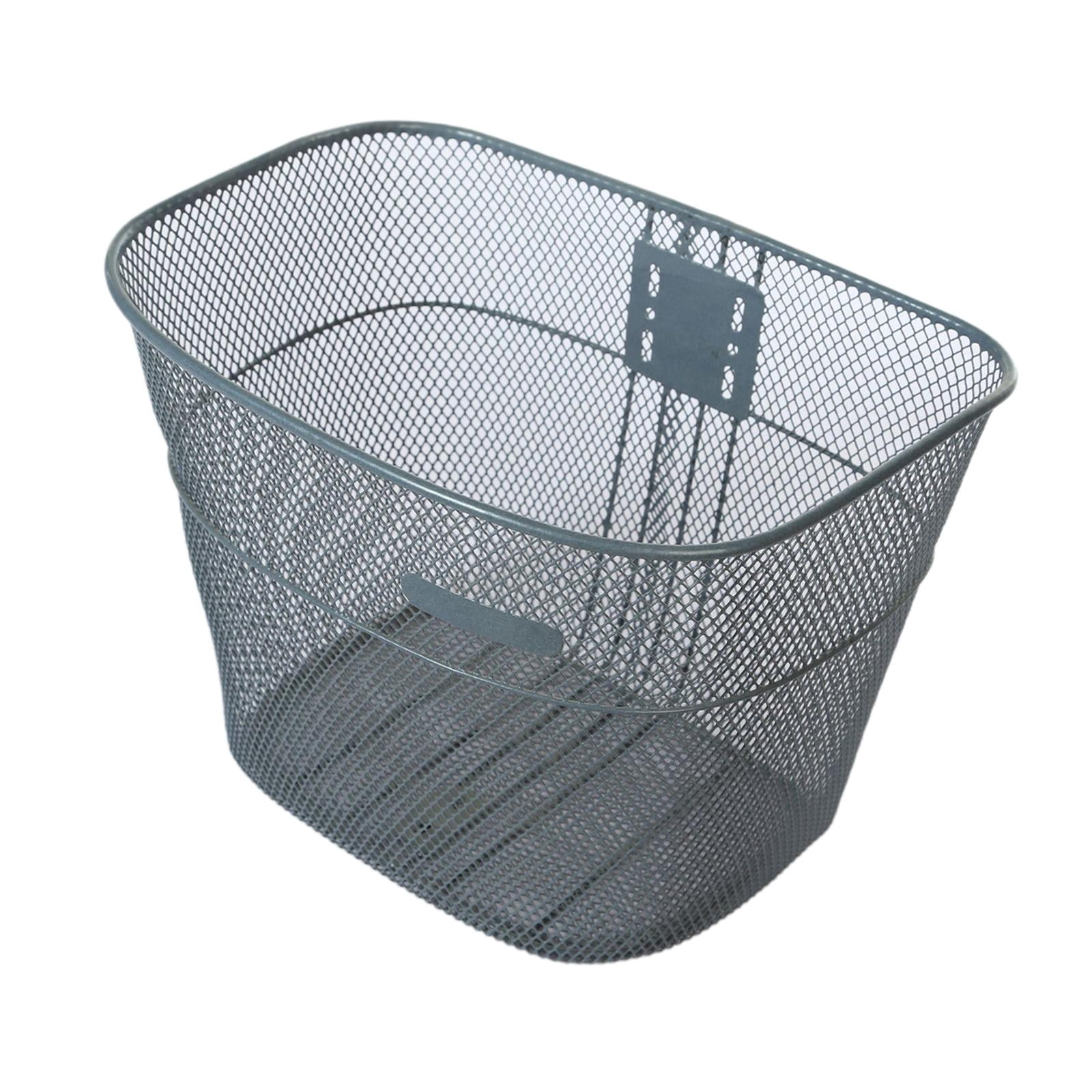 harayaa Bike Basket Basket Large Space Rustproof Bike Frame Basket Bike Front Basket for Gray