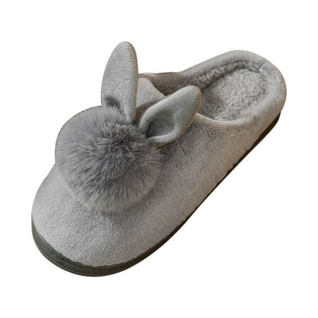 

Cptfadh Slippers For Women Shoes Slippers Color Plush Cotton Cotton Home Women s Warm Solid Slippers Women s Slipper