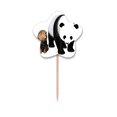 thumbnail image 1 of Lion Animal Panda Sture Cure-Dents Drapeaux Étoile Piques à Cupcakes, 1 of 3