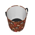 thumbnail image 3 of XMXT Collapsible Laundry Basket, Mexican Skull Girl Print Polyester Waterproof Laundry Hampers Dirty Clothes Hamper, 62L, 3 of 8