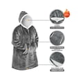 thumbnail image 5 of Sudadera Cobija AGBOX Gris con Capucha y Borrega | para Máximo Confort | Ideal para Descanso y Días Fríos, 5 of 5