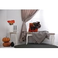 thumbnail image 5 of Simply Daisy Bat Colony Steel Gray Halloween Chenille Area Rug, 5' Round, 5 of 5