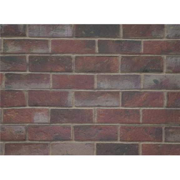 Impact Wall Brands SL-B-R Shiplap Planks - 3D Textured Brick - Red