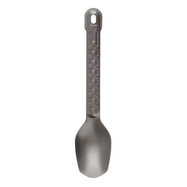 Cuchara de titanio Cuchara de titanio Cuchara de cena ligera Cubiertos Cubiertos para el hogar Acamp TOMSHOO Cuchara de titanio
