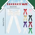 thumbnail image 3 of Clearance Under $1 Satin Bow Ornament, Pre Tied Decorative Bow for Tree and Wreath, 3 of 4