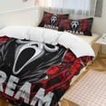 thumbnail image 2 of Ghost-Face Kids Bedding 3 Piece Queen Size Kids Bed Duvet Cover with Pillowcases, 2 of 7