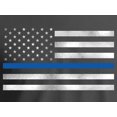 thumbnail image 2 of Thin Blue Line T-Shirt United States of America Flag Tee, 2 of 4