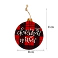 thumbnail image 5 of Agiferg 1PC Christmas Ornament Paperboard Christmas Tree Pendant Crafts With Rope, 5 of 5