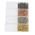 thumbnail image 3 of SagaSave 800 Pieces Push Pins Map Tacks Round Head with Stainless Point Combination Set with Case 4 Colors, 3 of 7