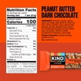 thumbnail image 3 of KIND Thins Gluten Free Peanut Butter Dark Chocolate Bars, 0.74 oz, 10 Count Box, 3 of 14