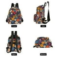 thumbnail image 4 of FORMRS Mini Backpack Purse for Women Travel Daypack Casual Shoulder Bag, Bright Colorful Flowers Pattern, 4 of 7