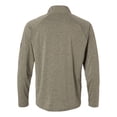 thumbnail image 5 of HUK H1200715 Men's Airweight Heather Quarter-Zip Pullover-Heather Moss-3XL, 5 of 6