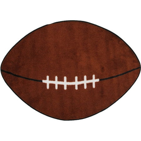 Fun Rugs Children's Fun Time Collection, Football Field, 28" x 45