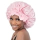 thumbnail image 2 of Silk Night Cap for Sleeping Satin Cap Adjustable Bonnet Pink Hats Sleep Hat for Women Girls Night Caps for, 2 of 5