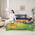 thumbnail image 4 of Erosebridal Teens Kawaii RV Car Twin Bedding Sets 7-Piece,Boys Girls Music Theme Guitar Bedding Comforter Set,Navy Blue Reversible,Microfiber Bedroom Decor, 4 of 6
