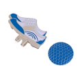 thumbnail image 3 of Clip de Sombrero con Marcador de Bola Magnética de Golf Diseño con Zapato de Correa con Clip Equipado Regalos para Golfista Azul Baoblaze Marcador de pelota de golf, 3 of 5