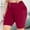B_ Wine, variant on UTSJKR Womens Plus Size Yoga Shorts High Waisted Quick Dry Athletic Short Summer Stretch Tummy Control Running Workout Shorts Wine XXXXXL