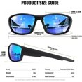 thumbnail image 2 of Gafas de Sol, Lentes Polarizados TAC, Protección UV400, Marco Ligero, Diseño Envolvente, Naricera Antideslizante, Ciclismo, Pesca, Conducción, Running, 2 of 3
