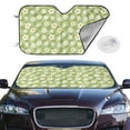 thumbnail image 2 of Kdxio Daisies Flowers Print Windshield Sun Shade,UV Rays and Sun Heat Protection,Sunshade for Car Windshield,Car Shade Front Windshield - Medium, 2 of 6