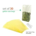 thumbnail image 4 of Keep it Fresh Produce Bags - 30 Reusable Fruit Veggie Freshness Green Bags & Twist Ties, 4 of 7