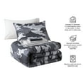 thumbnail image 3 of Your Zone 5-Piece Gray Camouflage Bedding Set for Kids with Storage Bag, Twin, 3 of 9