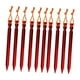 thumbnail image 2 of 10 estacas para tienda de campaña, de aluminio, resistentes al viento e irrompibles. Rojo, 2 of 9