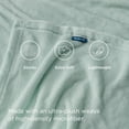 thumbnail image 4 of Manta Bedsure GentleSoft de forro polar, 260 x 244 cm, color verde salvia, 4 of 9