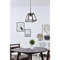 thumbnail image 2 of Living District LD4061D10BK Resolute 1 Light Black Ceiling Pendant, 2 of 9