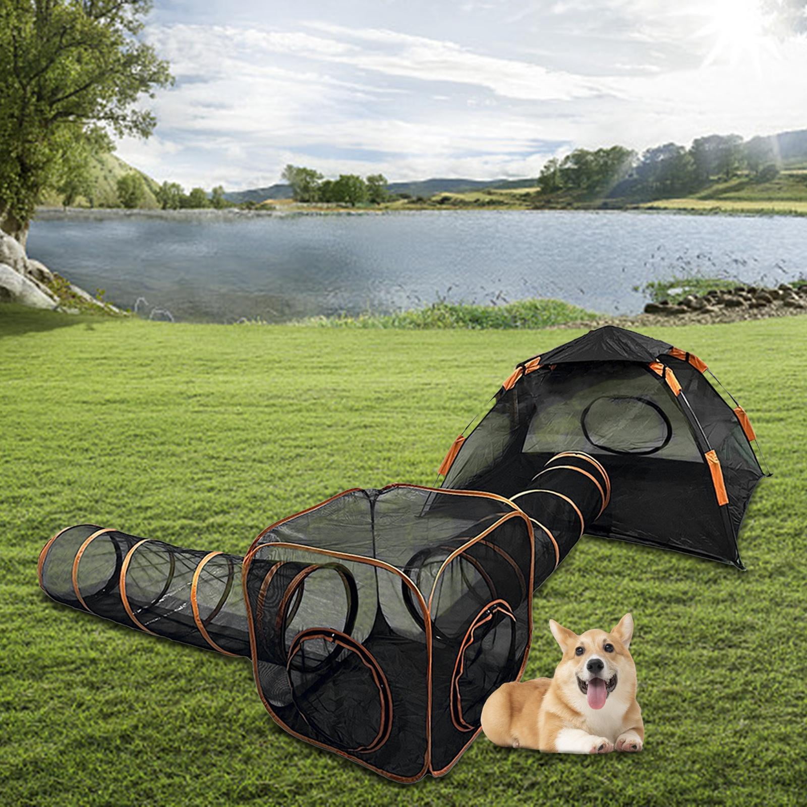 Tunnel De Couchage Pour Chat - Abri Chaud Avec Jouets - Tente Maison Pour Chatons Et Petits Chiens - Rembourrage Moelleux