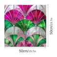 thumbnail image 3 of Colorful Art Stained Glass Window Cling for Rooms Decorative Sticker 50cm by 50cm Enhancing Windows with Modern and Easy Removable Use, 3 of 7