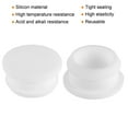 thumbnail image 2 of Uxcell Silicone Snap in Locking Hole Plugs for Kitchen Rubber Bulkheads Waterproof 22mm/0.87 Inch  White,Pack of 16, 2 of 7