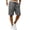 Dark Gray, variant on Men's Relaxed Fit Cargo Shorts Hiking Outdoor Casual Shorts Drawstring Elastic Waist Bermuda Shorts with Multi-Pocket, Khaki L