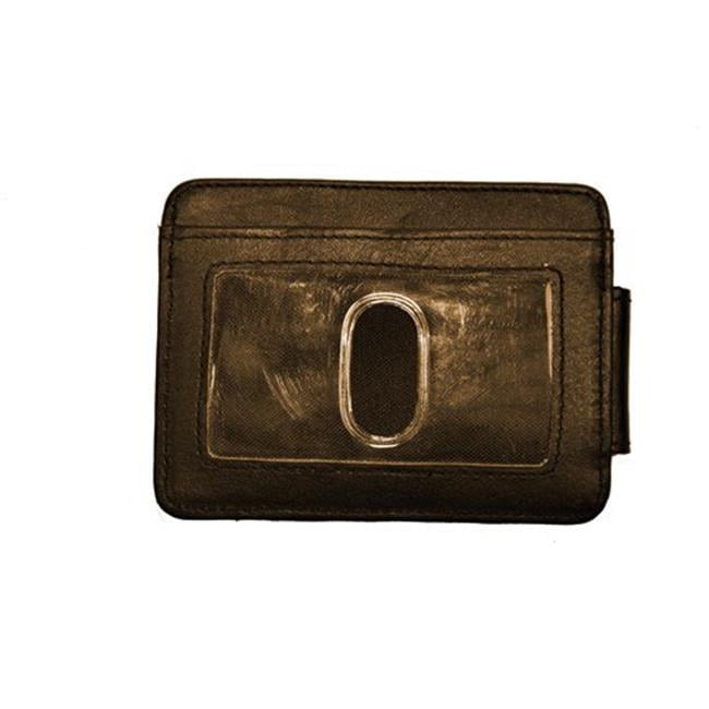 mens money clip with id window