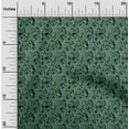thumbnail image 2 of oneOone Cotton Jersey Green Fabric Florals Sewing Craft Projects Fabric Prints By Yard 58 Inch Wide, 2 of 4