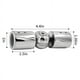 thumbnail image 2 of 2 Piezas de Conector de Esquina de Barra de Cortina, Conector de Esquina de Barra de Cortina Ajustable para Barras de Cortina de Ventana de BahíA de 1 Pulgada (Plata), 2 of 5