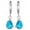 Blue, variant on Dengmore Earrings Luxury Temperament Crystal Geometric Circle Earrings Personality Earrings
