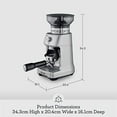 thumbnail image 2 of Breville BCG600SIL The Dose Control Pro Coffee Grinder, Silver, 2 of 6