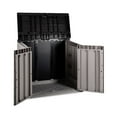 thumbnail image 4 of Toomax Stora Way All Weather XL 7' x 3.5' Storage Shed Cabinet, Taupe, 4 of 10