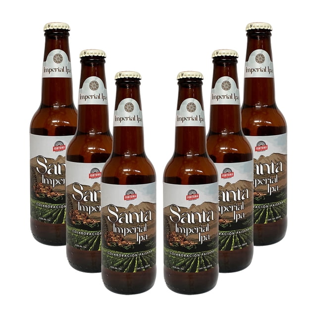 Six Pack Cerveza Artesanal Fortuna Santa Imperial Ipa 355 ml Fortuna Imperial IPA