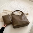 thumbnail image 5 of LinYooLi Faux Leather Tote Bag Women Hobo Bag Trendy Slouchy Work Tote College Tote Handbag Shoulder Bag, 5 of 6