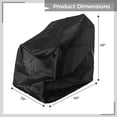 thumbnail image 5 of Funda para silla de ruedas, funda de almacenamiento para scooter de movilidad 210D para viajes, funda ligera impermeable para silla de ruedas eléctrica, 40x30x40 pulgadas, 5 of 5