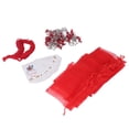 thumbnail image 2 of 20 Sets Christmas Decoration Star Keychain Exquisite Christmas Tree Decoration Pendant Gifts for Party Home Red, 2 of 8