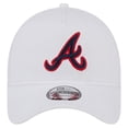 thumbnail image 2 of Men's New Era White Atlanta Braves TC A-Frame 9FORTY Adjustable Hat, 2 of 5