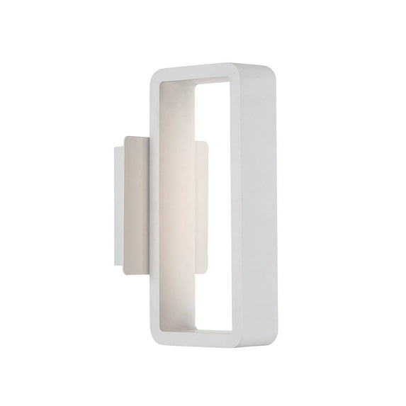 WAC Janus 12" LED Indoor/Outdoor Wall Light in White