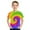 B, variant on WOYY Big Boys Tie Dyed Full Print T-Shirt Casual Short Sleeve T Shirt, Sizes 4-16 & Husky