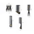 thumbnail image 2 of Hair Brush Set of 5 Combs for Men Styling Tools Versatile Hair and Wide Tooth Comb for Effortless Grooming, 2 of 5