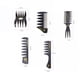 thumbnail image 3 of Juego de 5 peines para hombres Peine para peinar el cabello Peine con púas anchas, 3 of 6