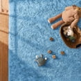 thumbnail image 7 of LOCHAS Soft Indoor Modern Area Rugs Fluffy Carpets for Living Room Bedroom Home Decor Nursery Rug, 5.3'x7.5',Cobalt Blue, 7 of 7